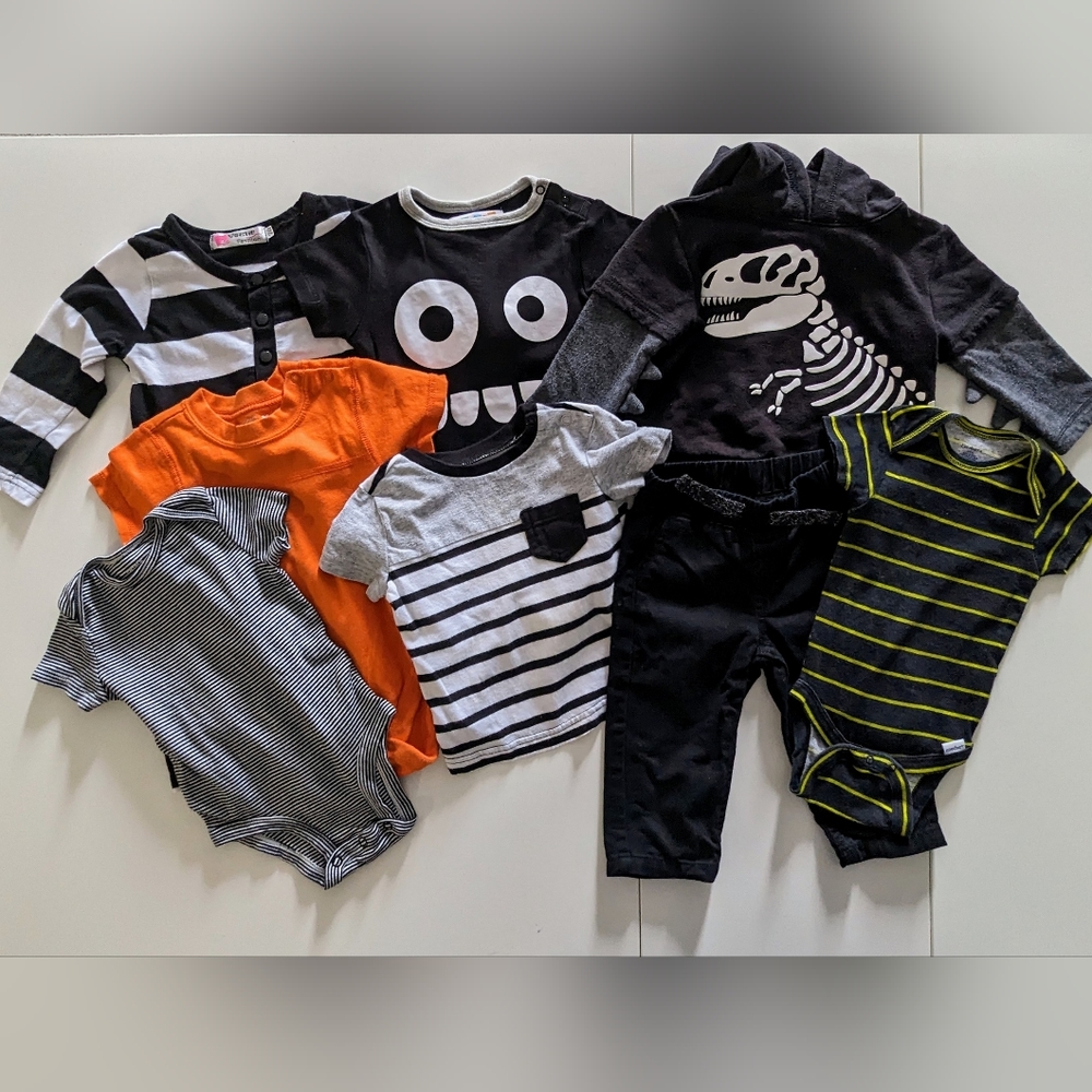 Halloween Bundle - "Halloween Jack" - Size 3-6M